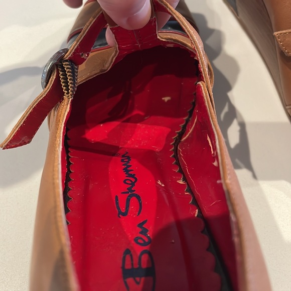 Ben Sherman Multi Tone Leather Wedge Heel - Picture 15 of 15